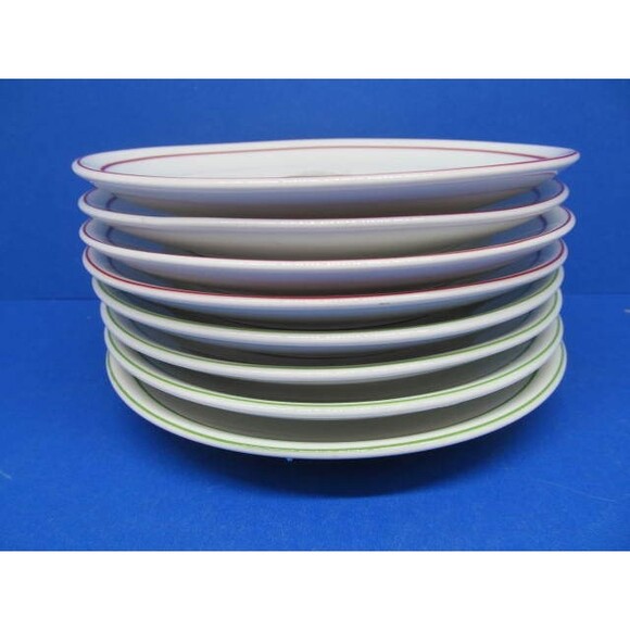 Starbucks Holiday 2006 Coffee 6 " Dessert Appetizer Plates Set Of 8 - Picture 9 of 10